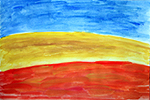 Blue, Yellow and Orange (3413x2262 pixels)