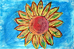 Pink Sunflower (3350x2366)